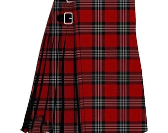 Handmade Scottish Turner Clan Tartan Kilt - 8 Yard Acrylic Wool.