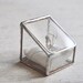 Reviewed by Inactive reviewed Stained Glass Ring Holder - Hinged - Glass Display Box - silver or copper - eco friendly - engagement