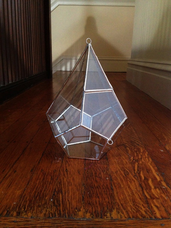 Teardrop Terrarium Large Glass With A Hinged Door