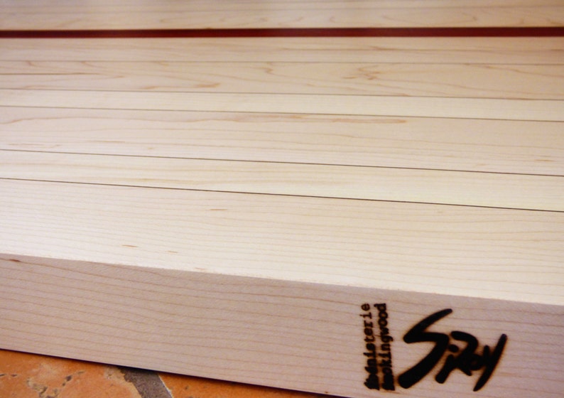 Wood countertop cutting board small