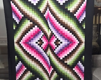 Links Quilt Top, Homemade, 69x51