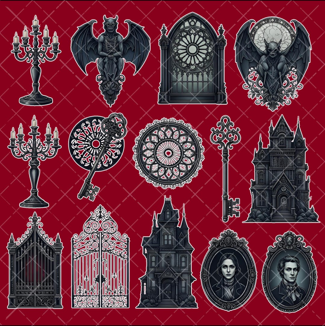 GOTH STICKERS BUNDLE (5 Sheets) - Etsy
