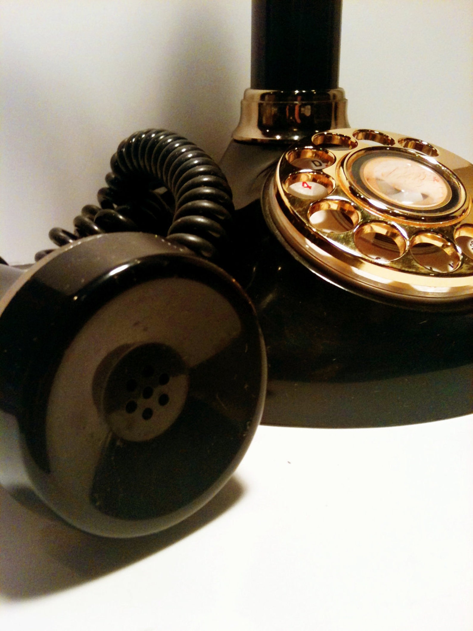 1973 Black Candlestick Phone Etsy