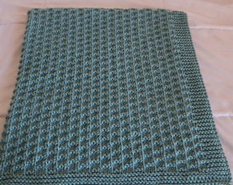 Strickanleitung für Babydecke- Strickmuster PDF- Strukturierte Babydecke Strickmuster- Easy knit Pattern-diy Gift-