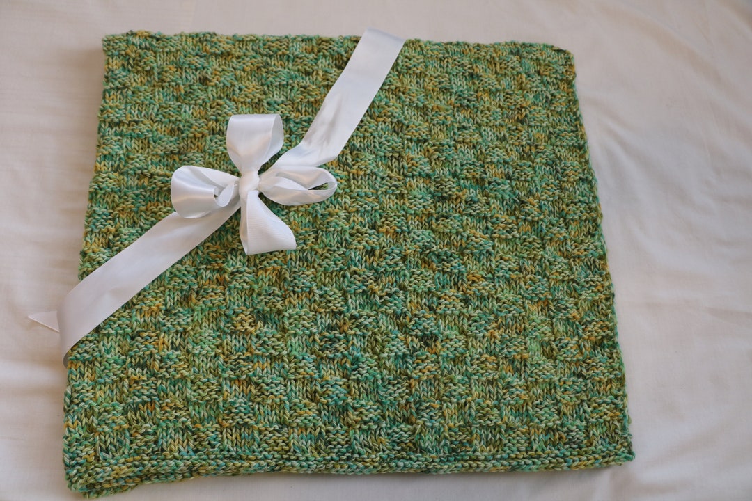 Knitting Pattern PDF-- Baby Blanket Reversible --ombre Turtle Blanket ...