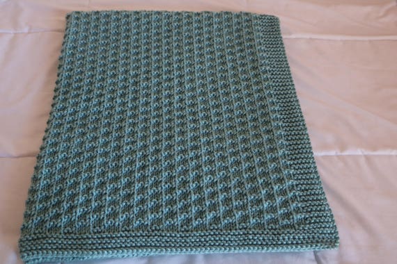 Knitting Pattern For Baby Blanket Knitting Pattern Pdf Textured Baby Blanket Knit Pattern Easy Knit Pattern Diy Gift