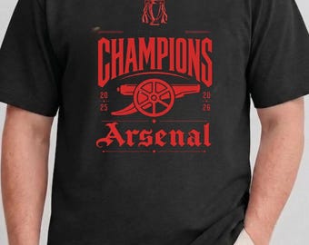 Camiseta Champion Arsenal, Sudadera Vintage Arsenal, Regalo para Aficionados al Fútbol