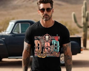 Rodeo Dad T-Shirt, Cowboy Shirts Dad