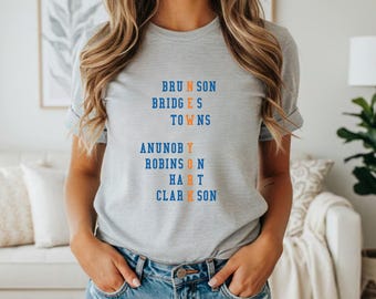 Camiseta del NY Squad, camiseta de Jalen Brunson de Nueva York