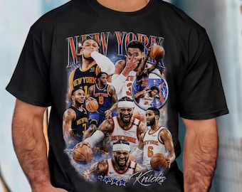 Camiseta vintage de baloncesto de Brunson Anunoby Hart Towns Robinson, camiseta vintage de baloncesto de Nueva York