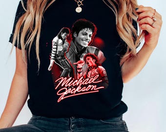 Camiseta del Rey del Pop, Camiseta de Música Retro, Regalo para Fans de MJ