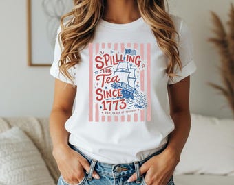Camiseta Spilling The Tea, Camiseta Boston Revolution