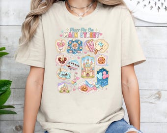 Chemise Main Street, Meet Me On Main Street, T-shirt de fan des parcs Disney