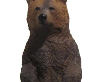 Grizzly Bear Beer Tap Handle Sports Bar Kegerator Breweriana Brown