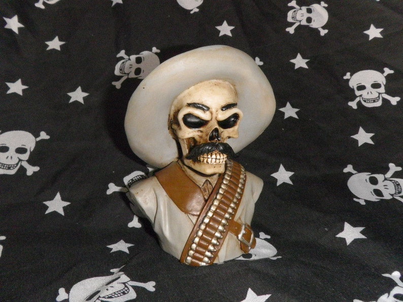 Lowrider Bandito Skull Växelspak, Gunslinger Skull Växelspaksknopp DIY bild 1