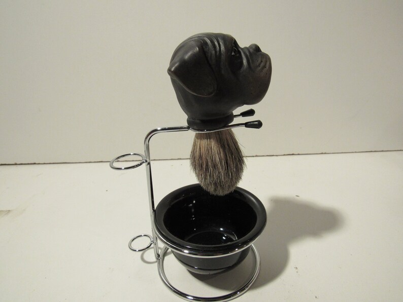 Custom Marine Bull Dog Shaving brush with badger hair Etsy
