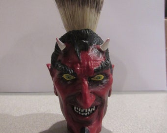 NEW! Custom Devil Shaving Brush Shave , Great Gift!