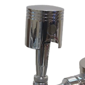 Custom Chrome Piston Head Beer Tap Handle Sports Bar Kegerator