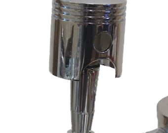 Custom Chrome Piston Head Beer Tap Handle Sports Bar Kegerator
