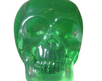 Gałka zmiany biegów Green Skull, wykonana z litej żywicy, do modeli Hot Rod i Rat Rod