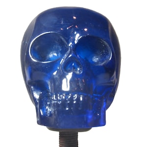New blue skull shifter shift knob handle