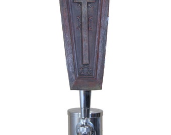 Vampire Coffin Sports Bar Beer Tap Handle Kegerator Resin Gothic Breweriana Bar
