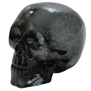 Clear Smoke Black Crystal Skull Shift Shifter Knob DIY