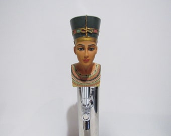Custom Nefertiti Egyptian Queen wife Beer Tap Handle, Breweriana Collectible, Man Cave Bar Gift