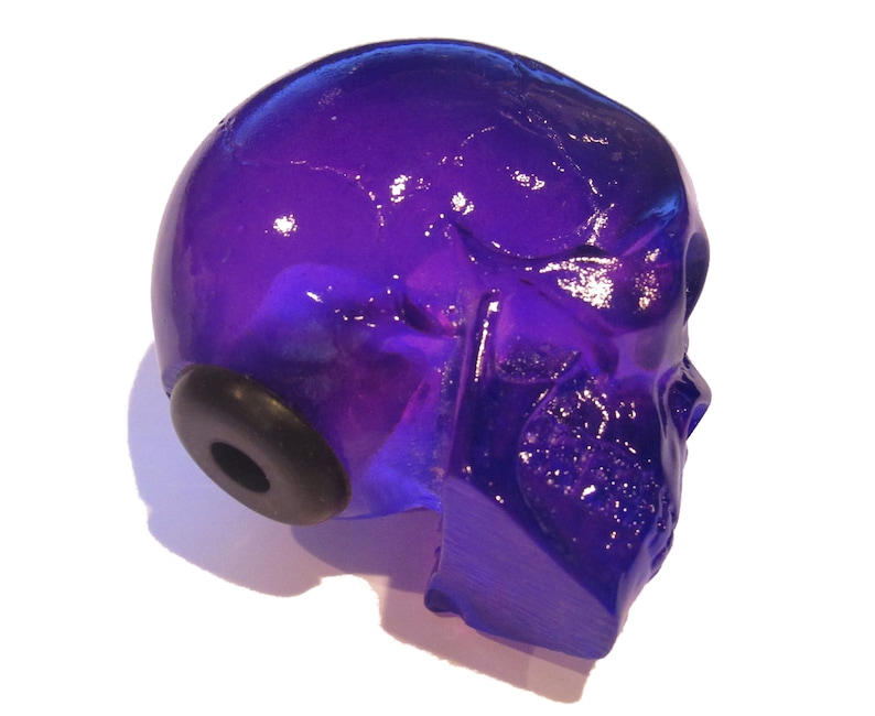 Cool Custom Purple Skull Shift Knob Etsy