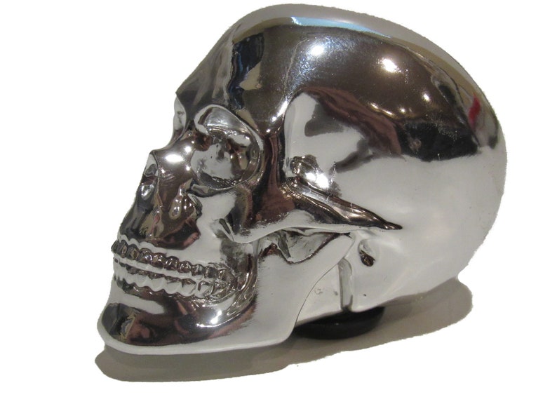 American Made Skull Mirror Dangler - Skeleton Shift Knob Decor For Hot Rods & Custom Cars 4 thumbnail image
