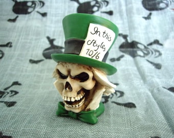 Mad Hatter Skull Resin DIY Shift Knob Lever Shifter