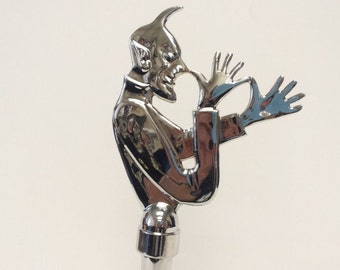 Thumbing Devil Chrome Beer Tap Handle Keregator Brewery Barware