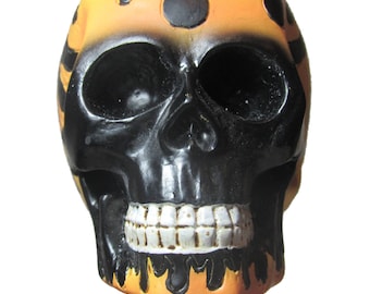 New flamed skull shift knob lever handle Very cool made with universal fit ready to go