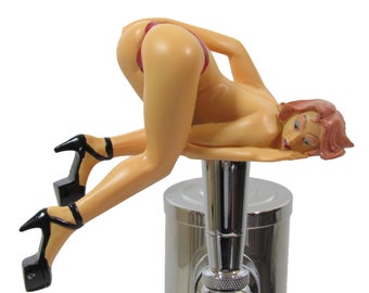 Famous Bikini girl woman beer tap handle from the movie "Last Flag flying" bar wine