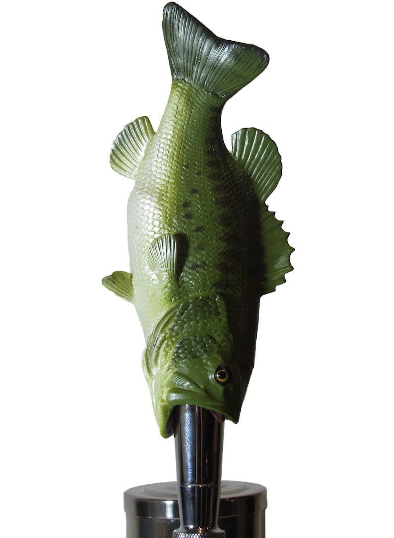 Bass Fish Beer Tap Handle Keg Kegerator Unique Bar Barware Etsy