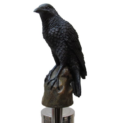 Crow Rock Raven Beer Tap Handle Sports Bar Kegerator Craft Etsy