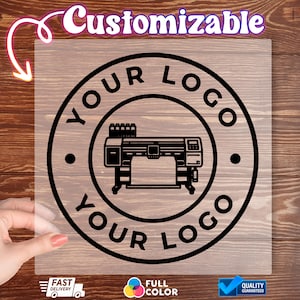 Custom Logo DTF Transfer, Your Logo Here Dtf, Personalized Logo Ready To Press, Business Logo Dtf, Make Your Own Dtf, Custom Heat Press Dtf