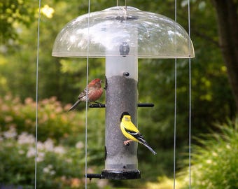 Sparrow-B-Gone – Keep House Sparrows Away from Tube Bird Feeders