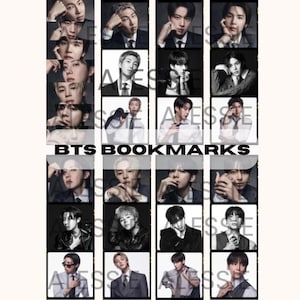 Printable Bts Bookmark - Etsy