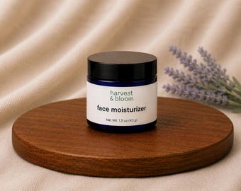 Natural Face Moisturizer, Waterless Concentrated Botanical Facial Hydrating Formula