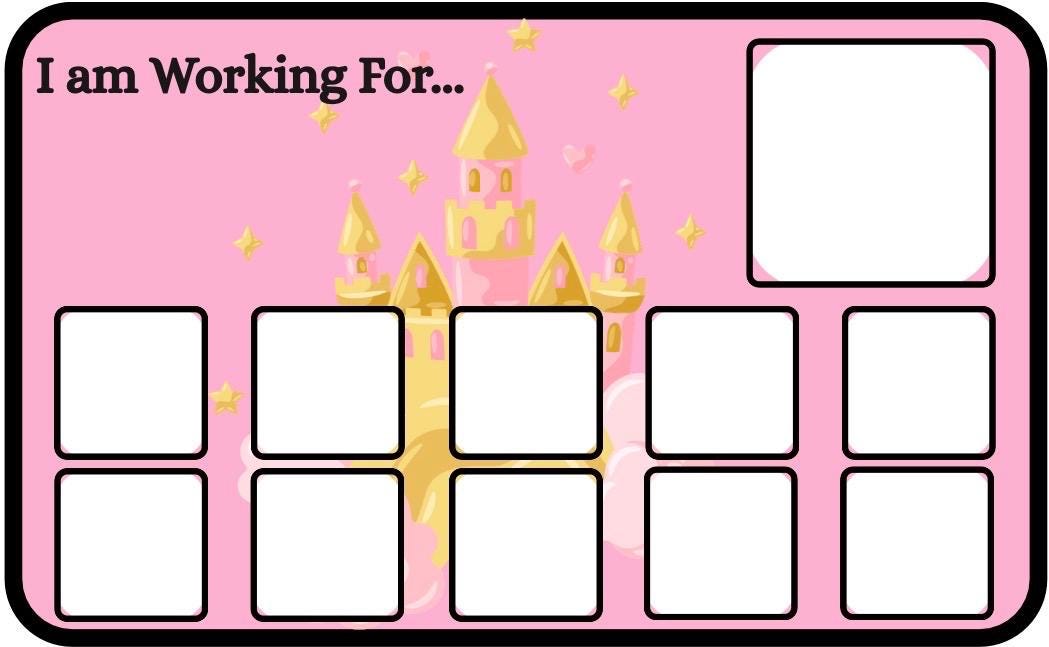 Princess Visual Schedule & Token Board | ABA Therapy Autism Supports ...