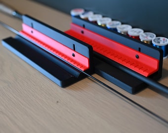 Herramienta de alineación X-Wrap para la fabricación de cañas de pescar personalizadas