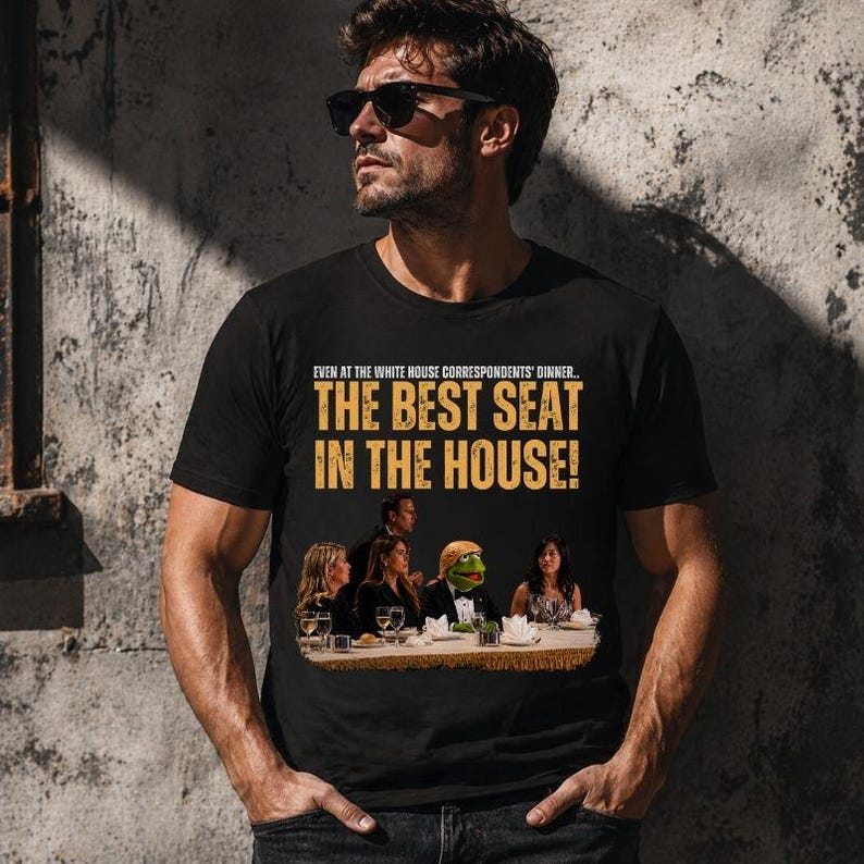 Kermit Parody PNG, Trump Parody, White House Dinner Meme Shirt Design ...