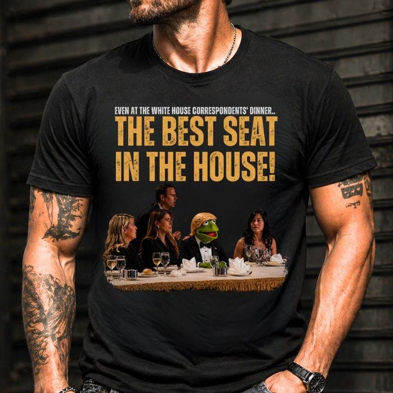 Kermit Parody PNG, Trump Parody, White House Dinner Meme Shirt Design ...