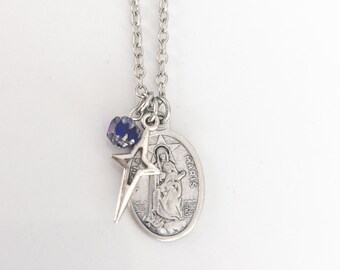 Stella Maris Necklace - Blessed Virgin Mary - Our Lady Star of the Sea - Catholic Jewelry - Confirmation Gifts for Girls