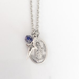 Stella Maris Necklace - Our Lady Star of the Sea - Blessed Virgin Mary - Catholic Jewelry - Confirmation Gifts for Girls