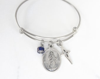 Stella Maris Bracelet - Blessed Virgin Mary - Our Lady Star of the Sea - Catholic Jewelry - Confirmation Gifts for Girls