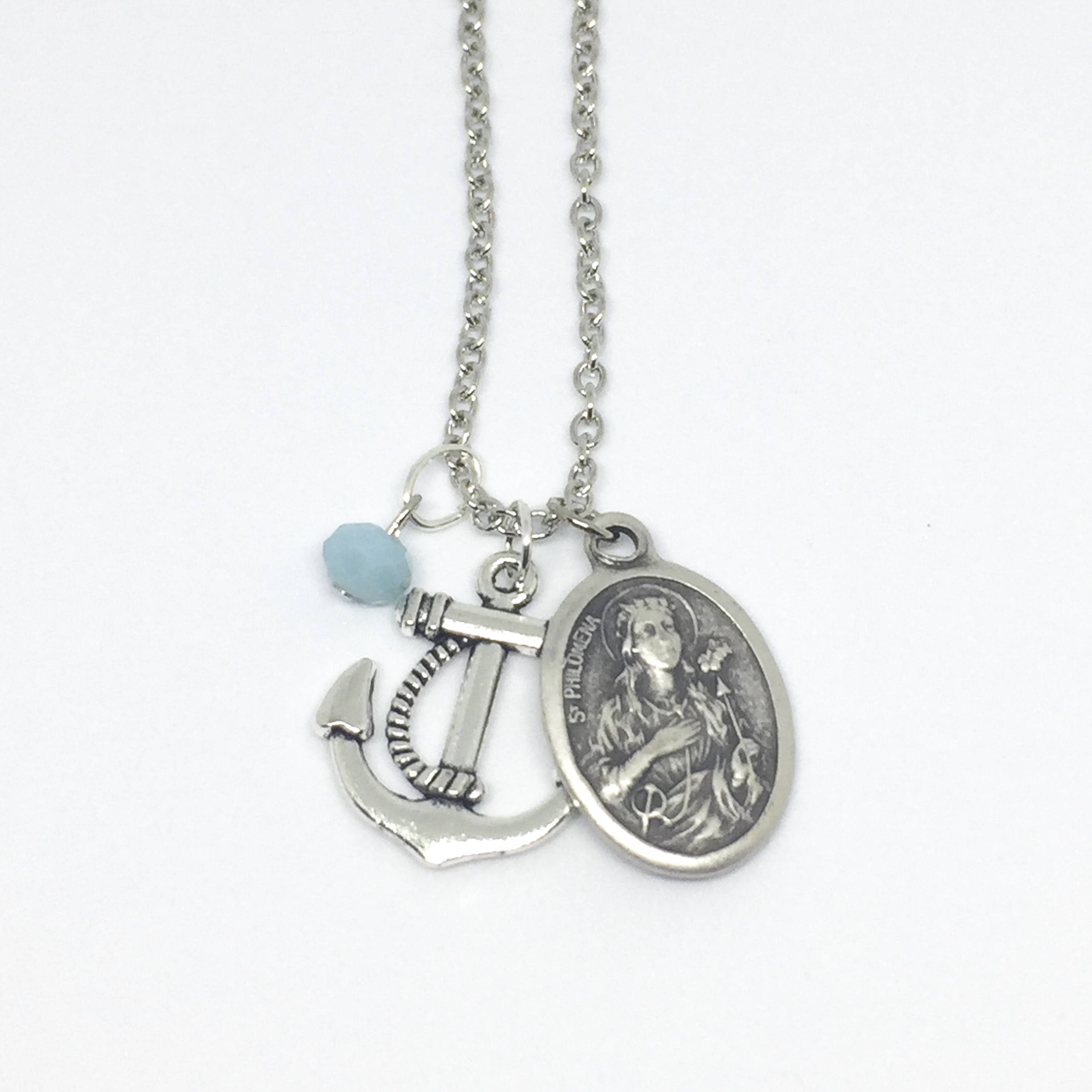 St Philomena Necklace Confirmation Gifts for Girls Etsy UK