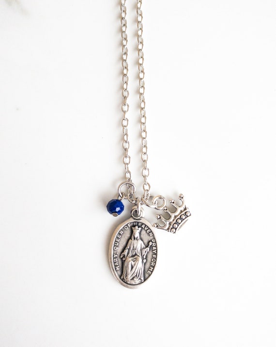 Catholic Christian Jewelry Cameo Design Virgin Mary Pendant Charming  Necklace | eBay