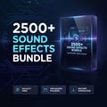 2500+ Sound Effects Bundle, SFX Pack for Video Editing, YouTube, Cinematic, Sound Effect Library